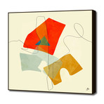 mid century geometric (16"W x 16"H x 0.2"D)