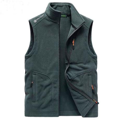 Free Spirt Zip Vest // Dark Gray (S)