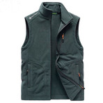 Free Spirt Zip Vest // Dark Gray (L)