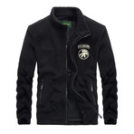 Airborne Fleece Jacket // Black (L)