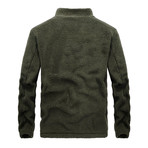 Airborne Fleece Jacket // Green (2XL)