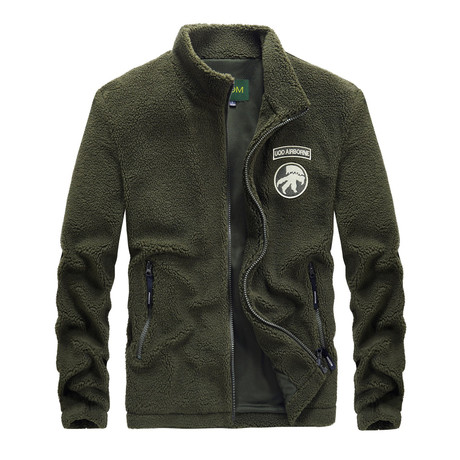 Airborne Fleece Jacket // Green (S)