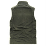 Free Spirt Zip Vest // Army Green (M)