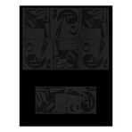 Louise Nevelson // Black Repetition // 1972 Offset Lithograph