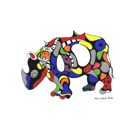 Niki de Saint Phalle // Rhinoceros // Serigraph