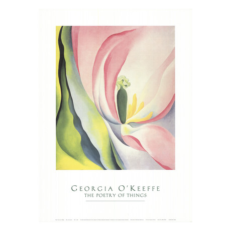 Georgia O'Keeffe // Pink Tulip // Offset Lithograph