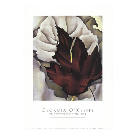 Georgia O'Keeffe // Pattern of Leaves // Offset Lithograph