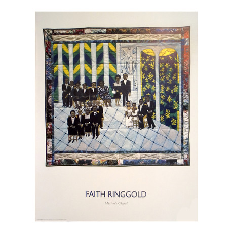 Ringgold // Matisses Chapel // Offset Lithograph