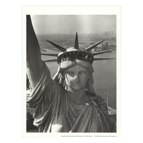 Margaret Bourke-White // Statue of Liberty, 1952 // 1980 Offset Lithograph