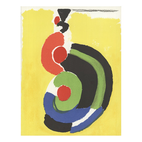 Sonia Delaunay // Composition // 1972 Lithograph