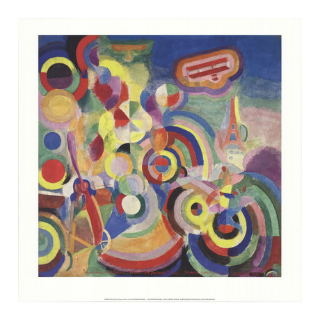 Sonia Delaunay // Hommage a Bleriot // Offset Lithograph
