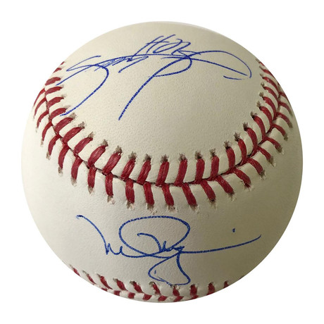 Mark McGwire + Sammy Sosa // Autographed Baseball