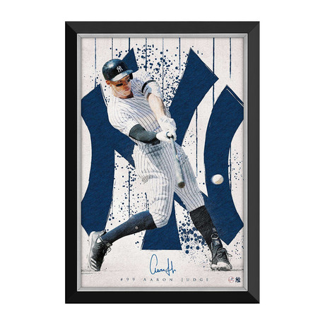 Aaron Judge // New York Yankees // Framed Canvas Display // Facsimile Signature