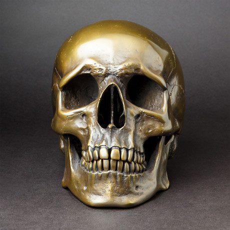 Sadness Skull // Antique Bronze