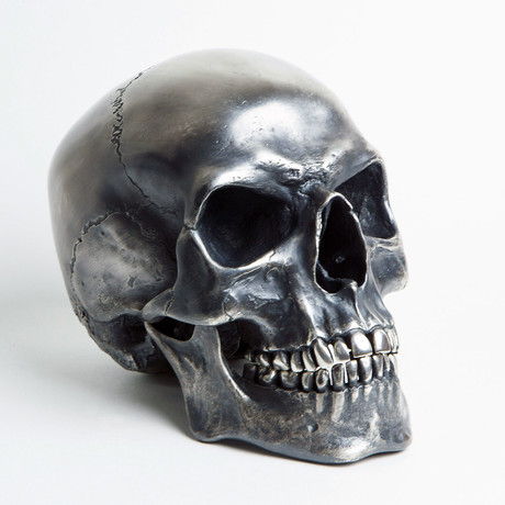 Anger Skull // Silvered Bronze