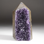 Polished Amethyst Geode Point V5