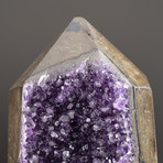 Polished Amethyst Geode Point V5