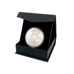 2020 1 oz American Silver Eagle // Icons of American Coinage Series // Deluxe Display Box