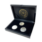 Vintage American Silver Dollar Coin Collection // Mint State Condition // American Classics Series // Wood Presentation Box