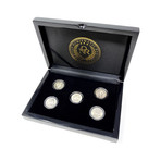 20th Century U.S. Quarter Collection // Relics of a Bygone Era Series // Wood Presentation Box