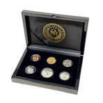 21st Century American 6-Coin Type Set // Mint State Condition // Relics of a Bygone Era Series // Wood Presentation Box