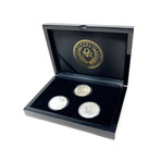 Iconic American Silver Dollar Coin Collection // Mint State Condition // American Classics Series // Wood Presentation Box