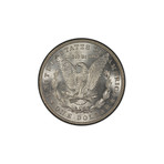 U.S. Morgan Silver Dollar (1878-1904) // Mint State Condition // American Premier Coinage Series // Wood Presentation Box