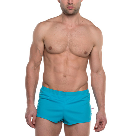 American Jock // Ultra Running Short // Turquoise (S)