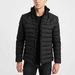 Half Dome Puff Jacket // Black (S)