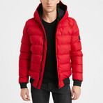 Artic Puff Jacket // Red (M)