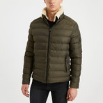 Cozy Puff Jacket // Olive Green (M)