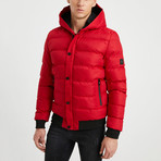 Artic Puff Jacket // Red (M)