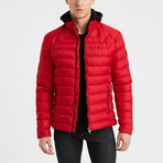 Half Dome Puff Jacket // Red (S)