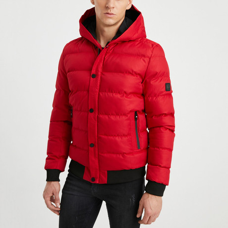 Alaska Puff Jacket // Red (S)