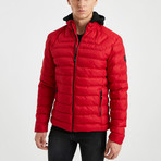 Half Dome Puff Jacket // Red (5XL)