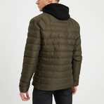 Yosemite Puff Jacket // Olive Green (L)