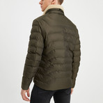 Cozy Puff Jacket // Olive Green (M)