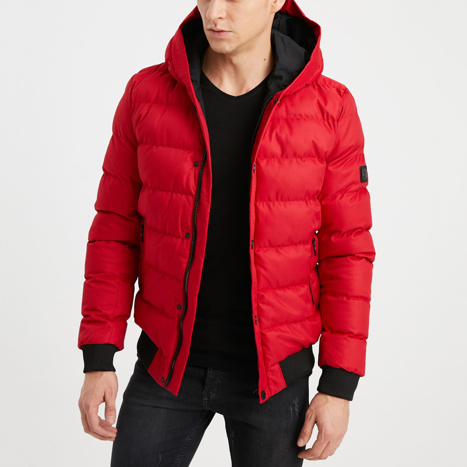Artic Puff Jacket // Red (XL) - Clearance: Clothing, Shoes, Accessories ...