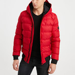 Artic Puff Jacket // Red (XL)