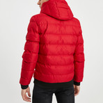 Artic Puff Jacket // Red (L)