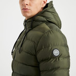 Tahoe Puff Jacket // Olive Green (M)
