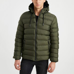 Tahoe Puff Jacket // Olive Green (S)
