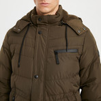 Chicago Puff Jacket // Olive Green (L)