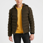 Boulder Puff Jacket // Olive Green (S)