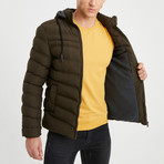 Boulder Puff Jacket // Olive Green (S)