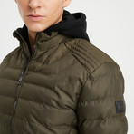 Yosemite Puff Jacket // Olive Green (L)