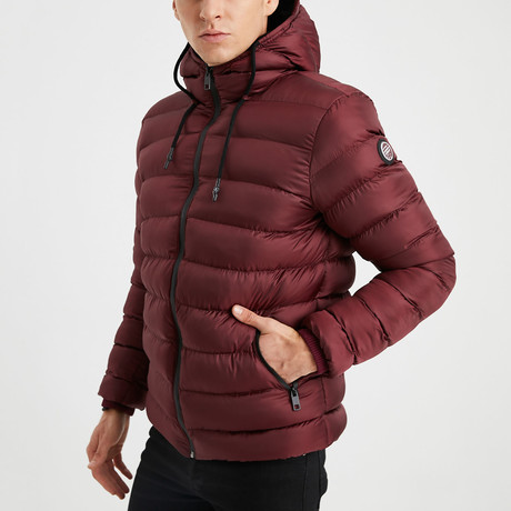Everest Puff Jacket // Bordeaux (S)