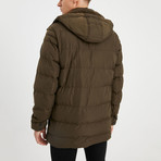 Chicago Puff Jacket // Olive Green (L)