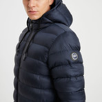 Everest Puff Jacket // Navy Blue (S)