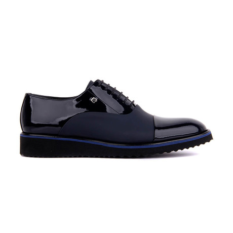 Fosco // Brian Classic Shoes // Navy Blue (Euro: 37)
